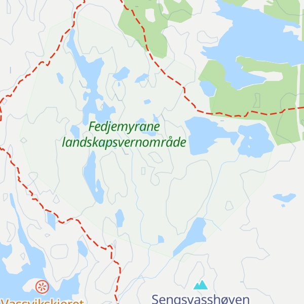 Map of Sjonsihøyen