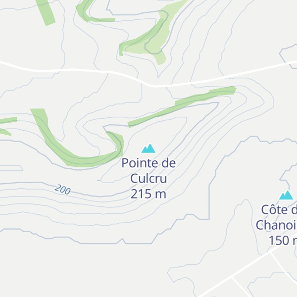 Map of Pointe de Culcru