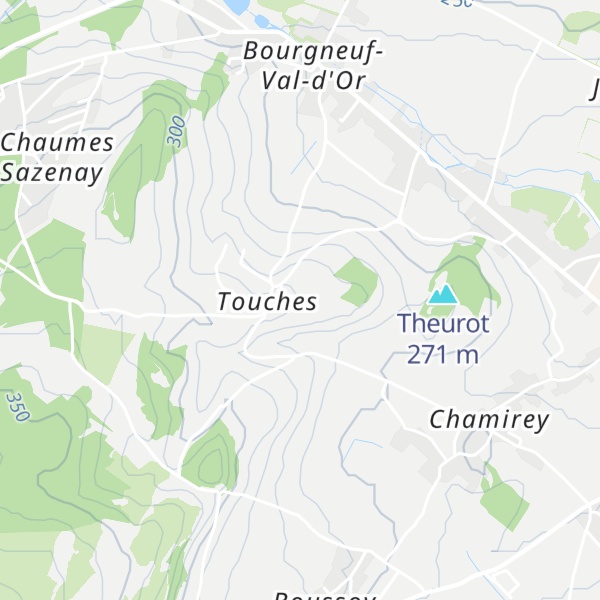 Map of Gîte le Val Rubis