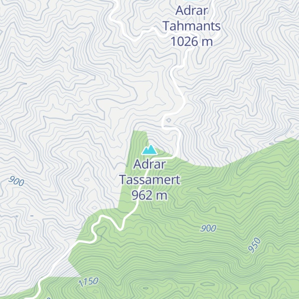 Map of Adrar Tassamert