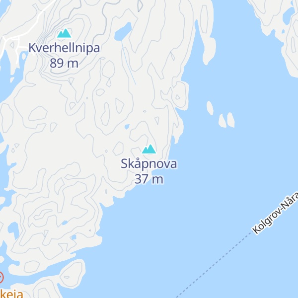 Map of Skåpnova