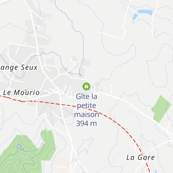 Map of Gîte la petite maison