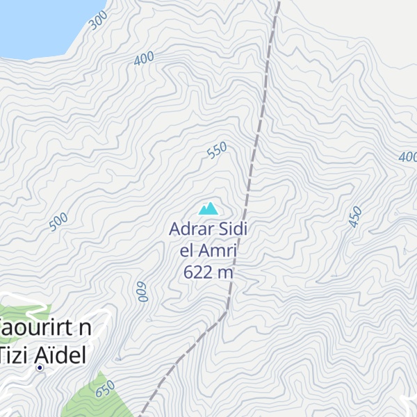 Map of Adrar Sidi el Amri
