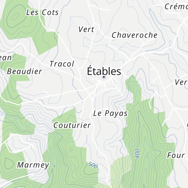 Map of Gîte d'étape communal