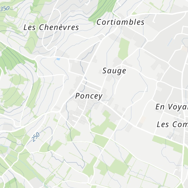 Map of Gîte rural La Planchette