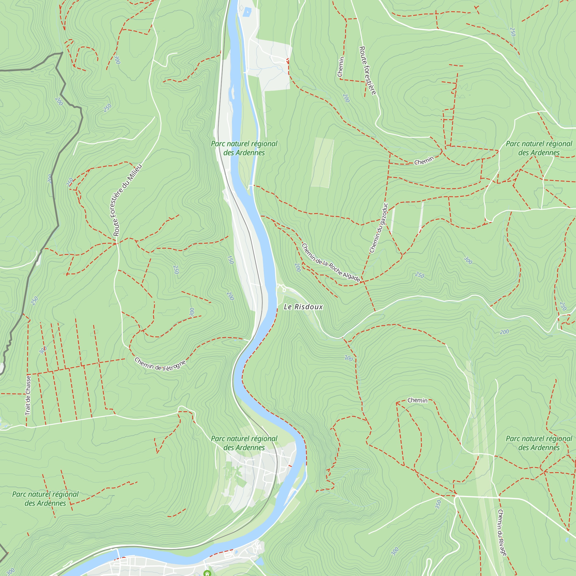 Gîte le Champagne map