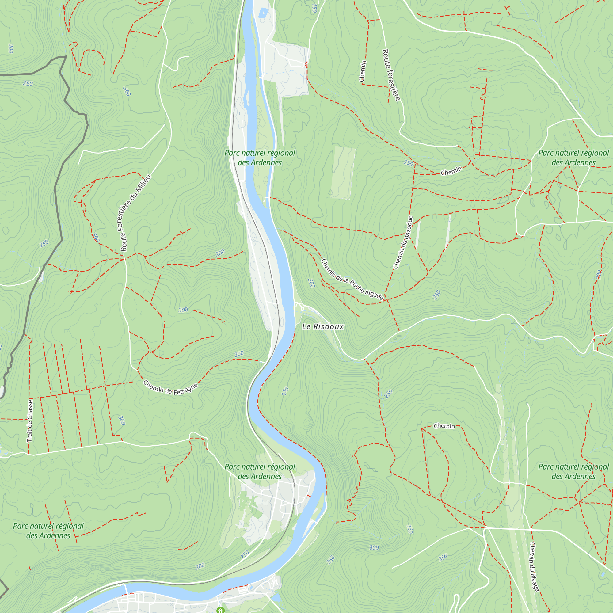 Gîte le Champagne map