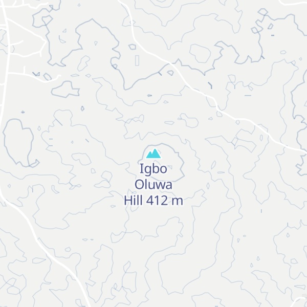 Map of Igbo Oluwa Hill