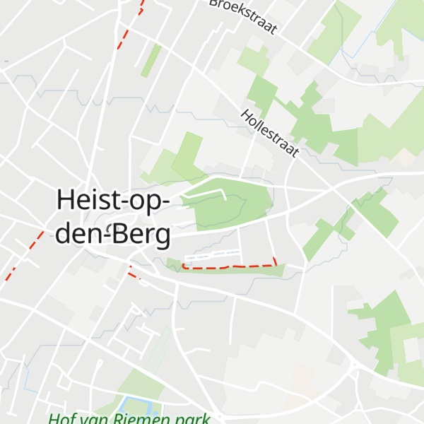 Map of Heistse Berg