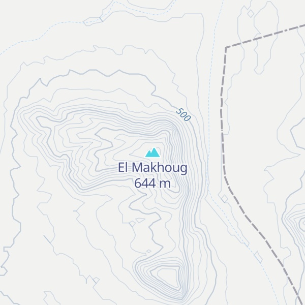 Map of El Makhoug