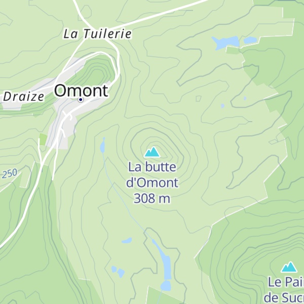 Map of La butte d'Omont