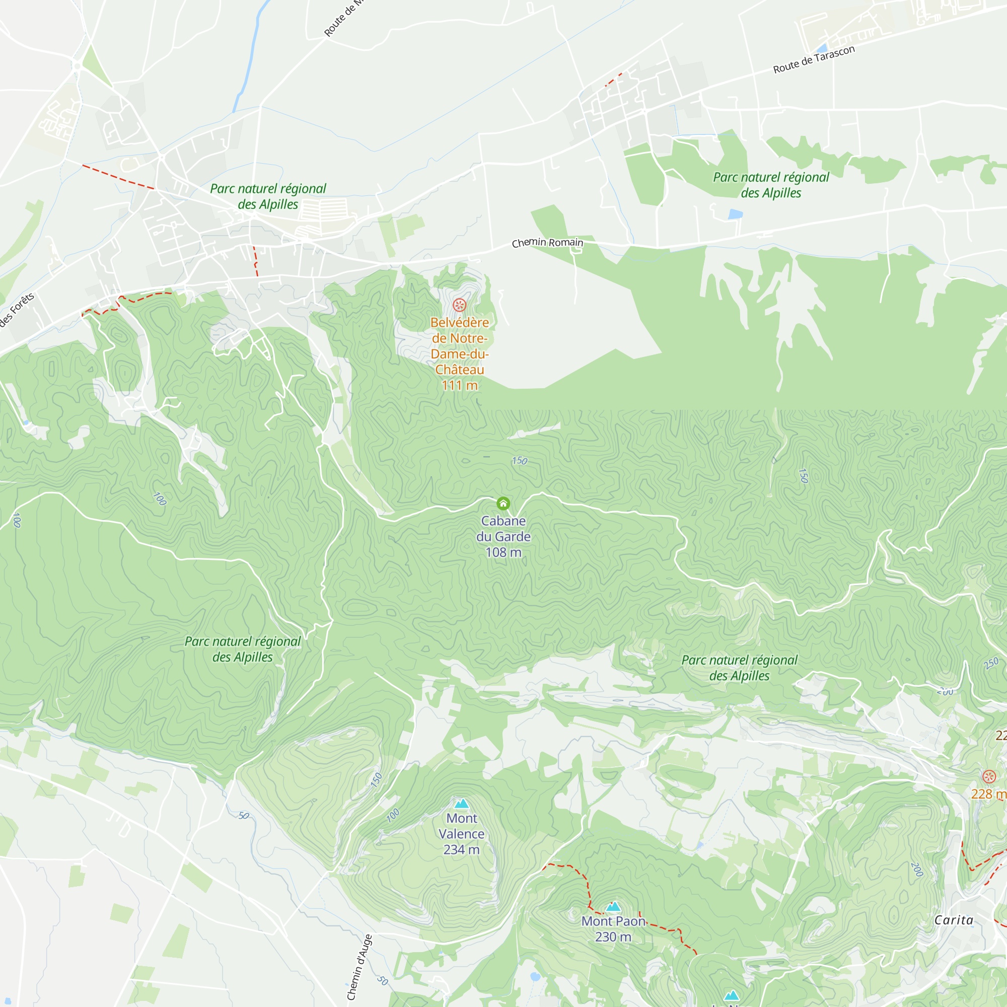 Cabane du Garde map