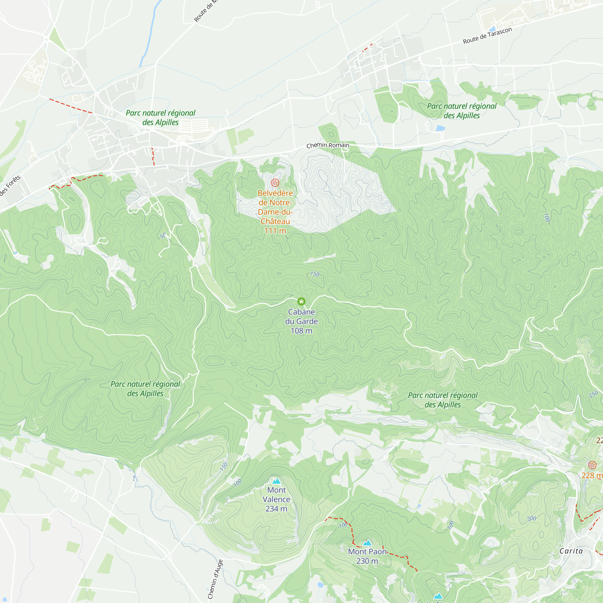 Cabane du Garde map
