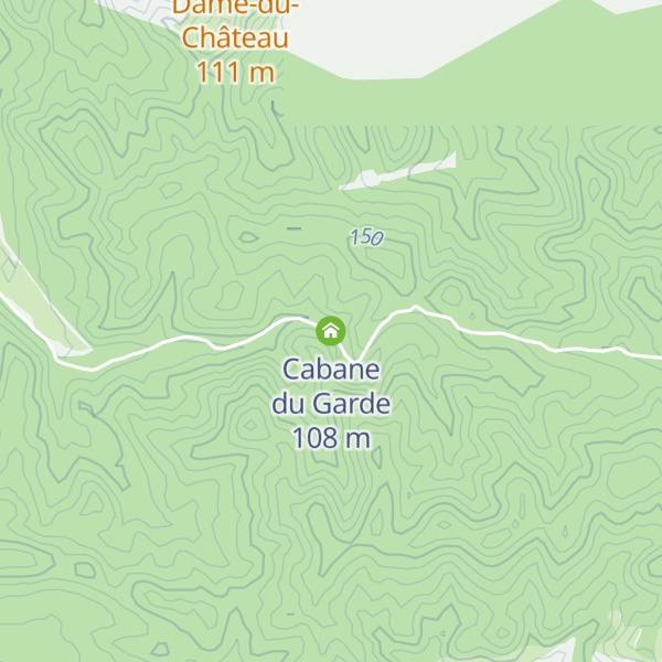 Map of Cabane du Garde
