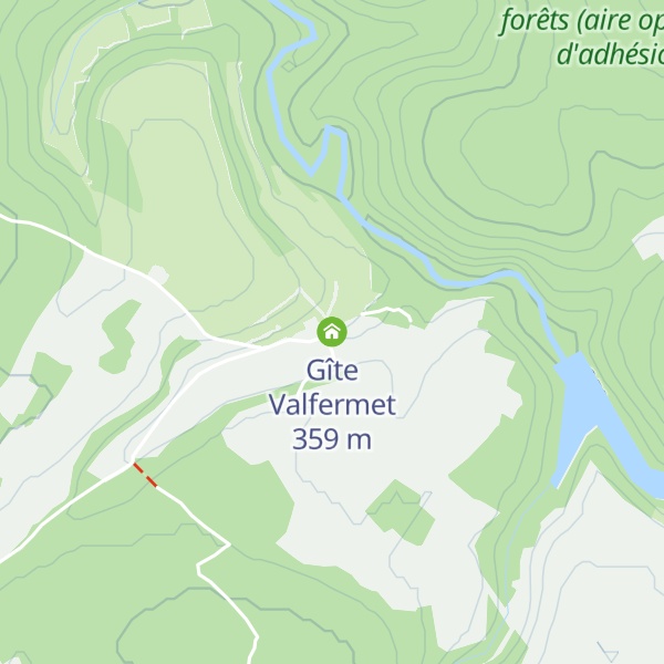 Map of Gîte Valfermet