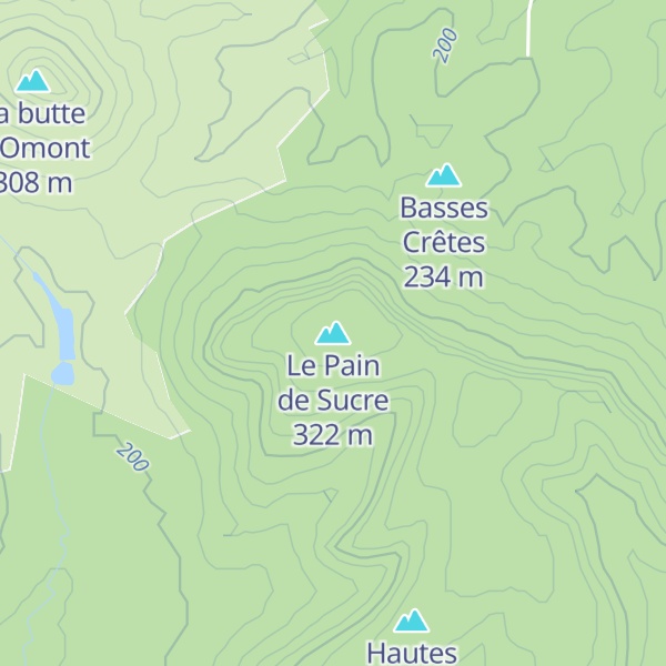 Map of Le Pain de Sucre