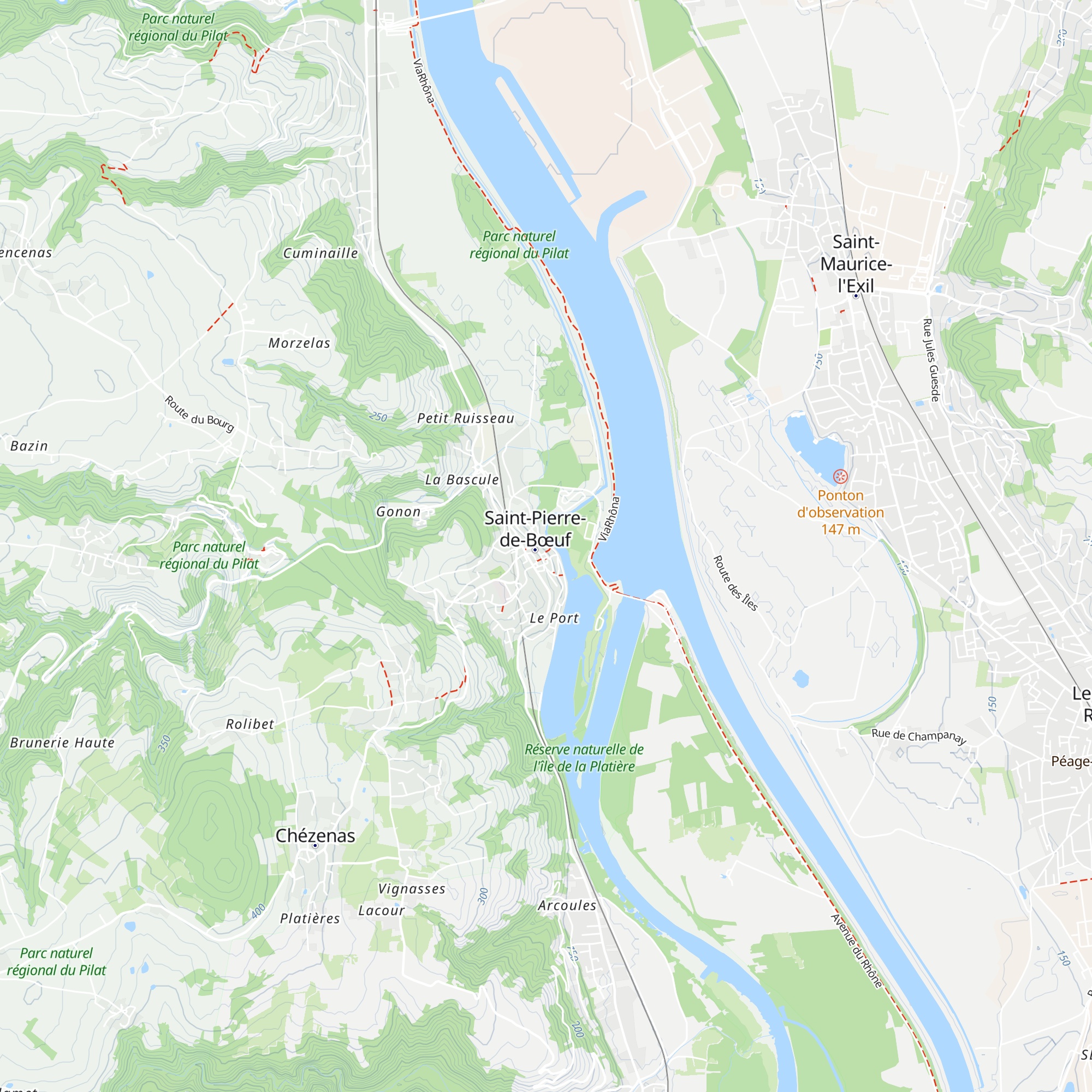 Gîte Le Pilalo map