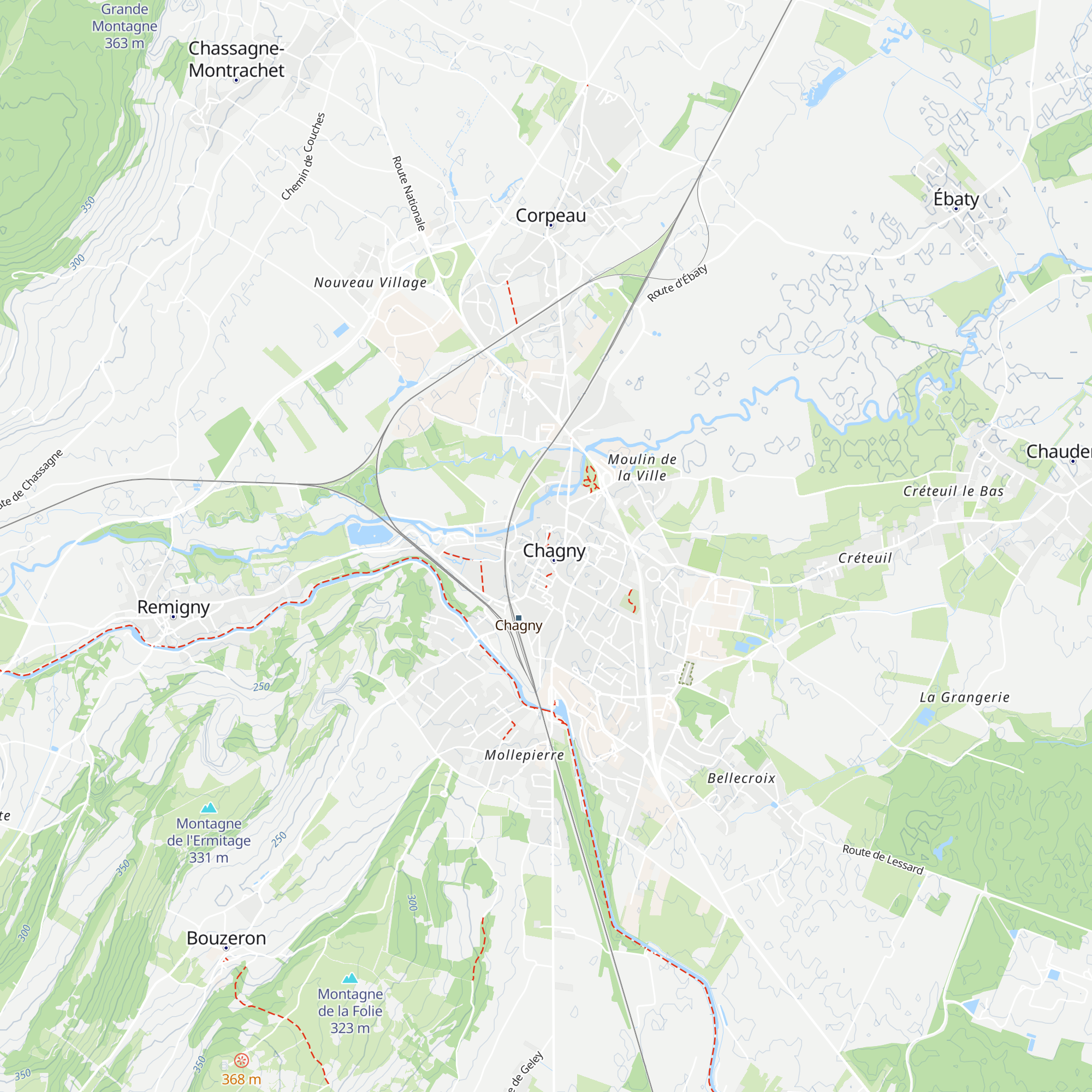 Office de Tourisme de Chagny map