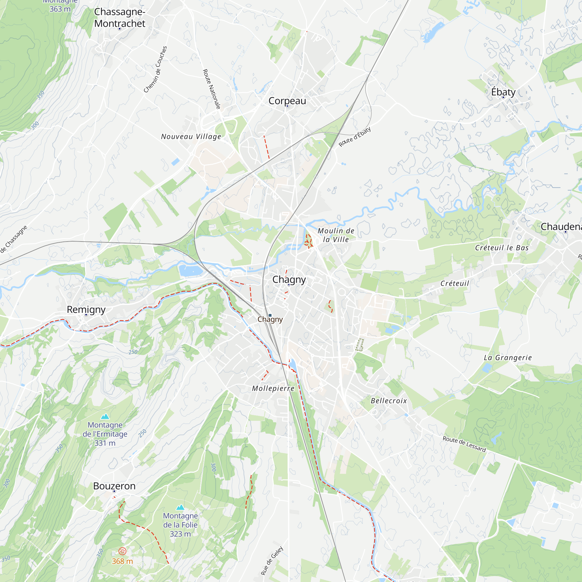 Offices de Tourisme de France Chagny map