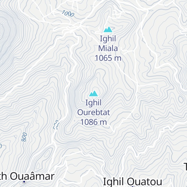 Map of Ighil Ourebtat