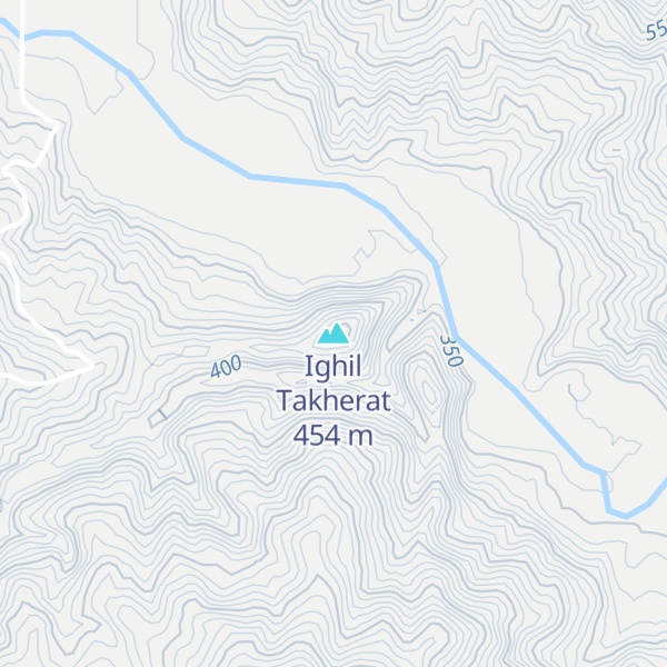 Map of Ighil Takherat
