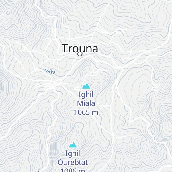 Map of Ighil Miala