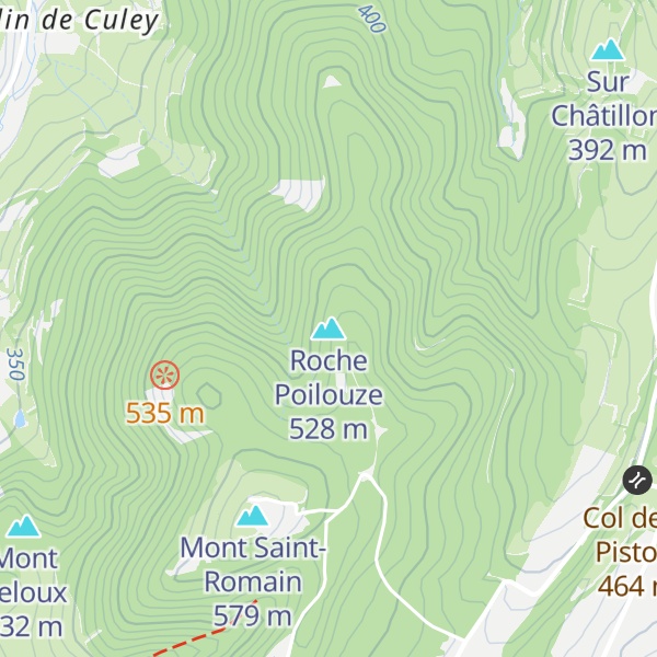 Map of Roche Poilouze