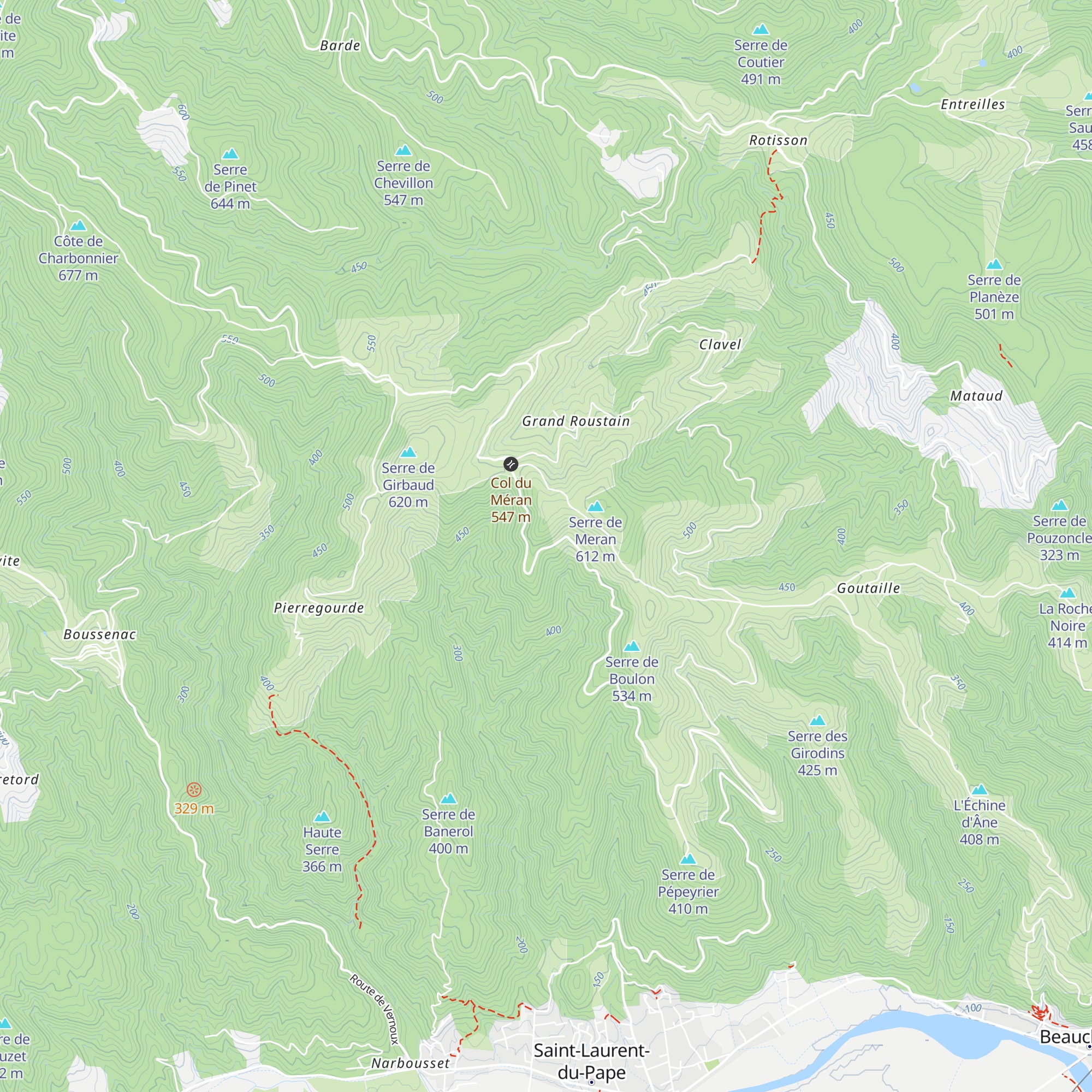 Gîte d'étape map