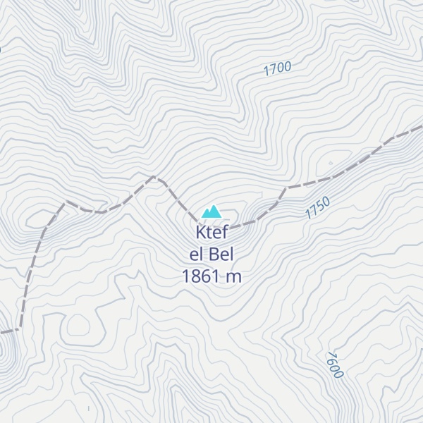 Map of Ktef el Bel