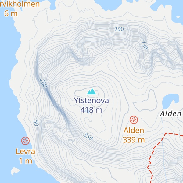 Map of Ytstenova