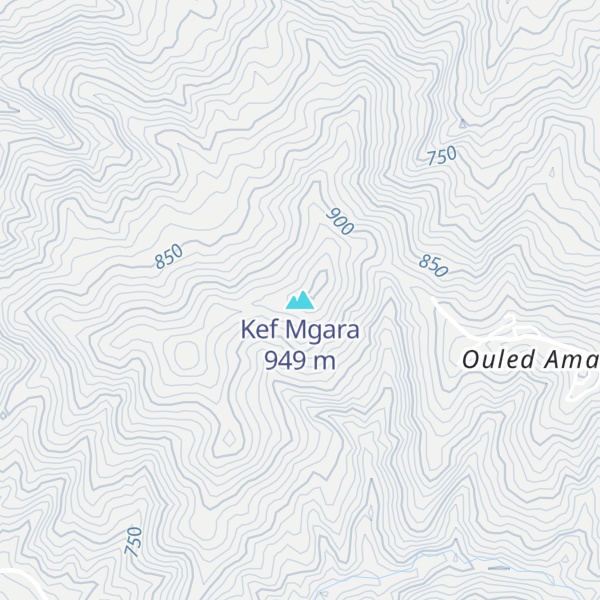 Map of Kef Mgara