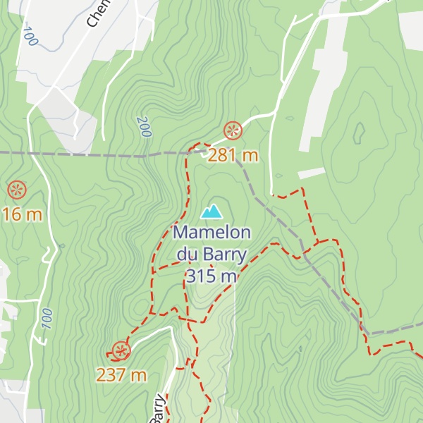 Map of Mamelon du Barry