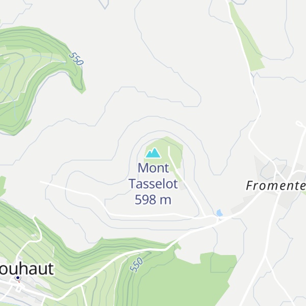 Map of Mont Tasselot