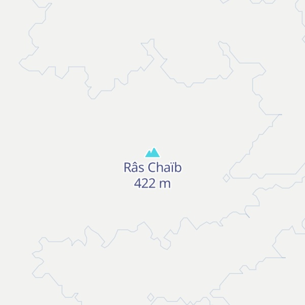 Map of Râs Chaïb