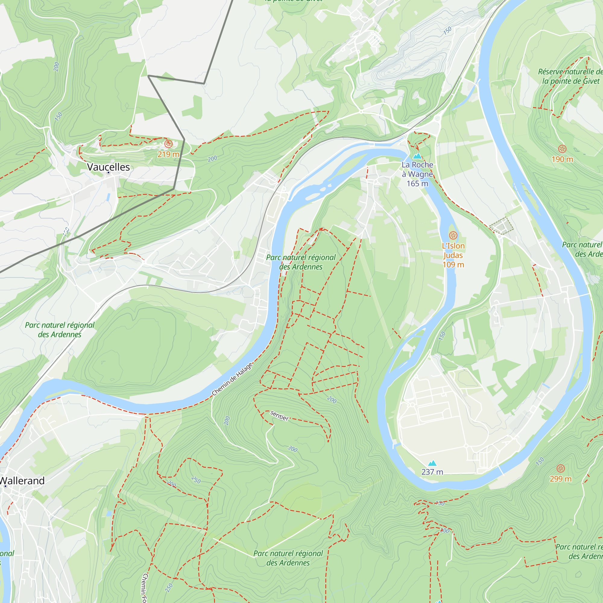 Cabane de chasse Aubrives map