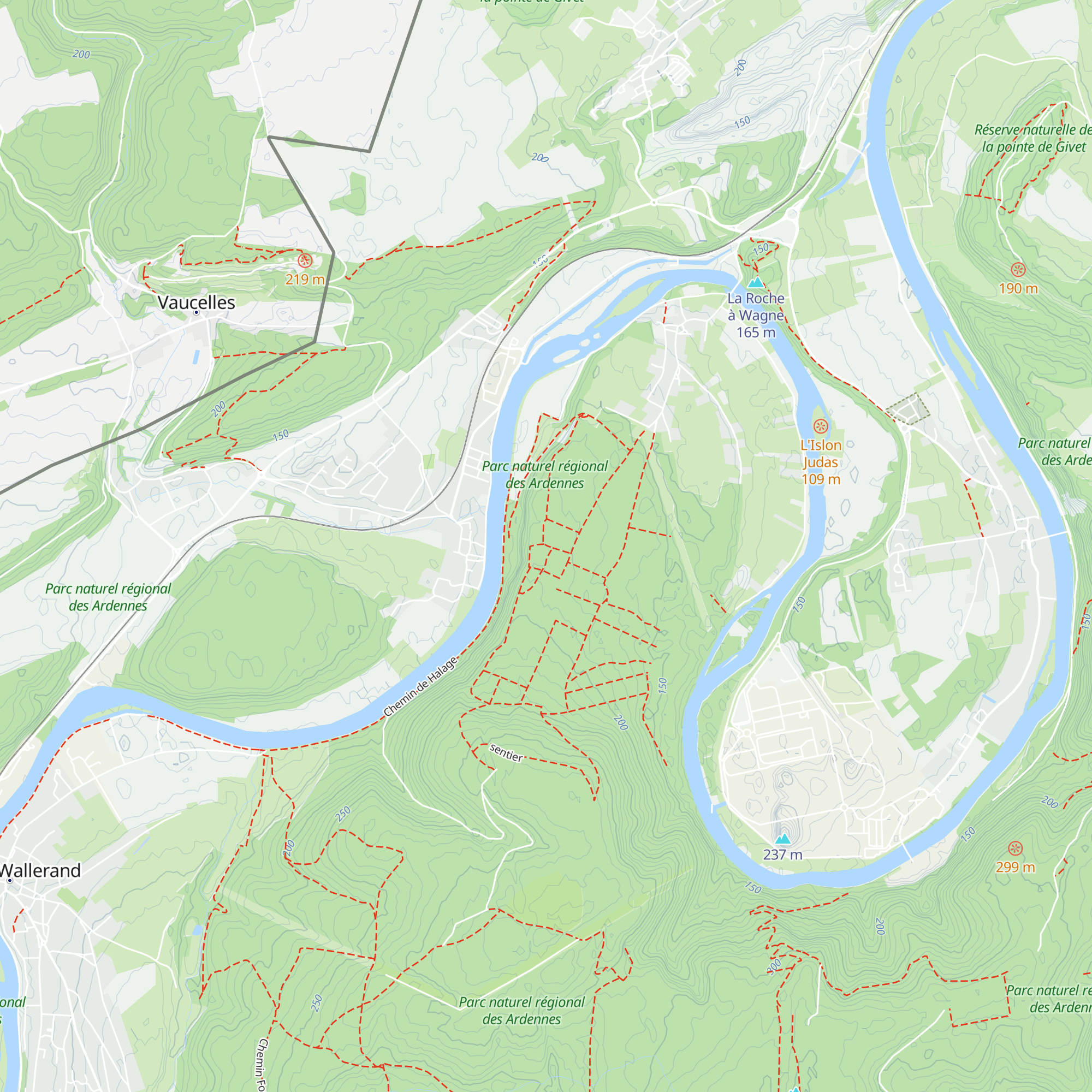 Cabane de chasse Aubrives map