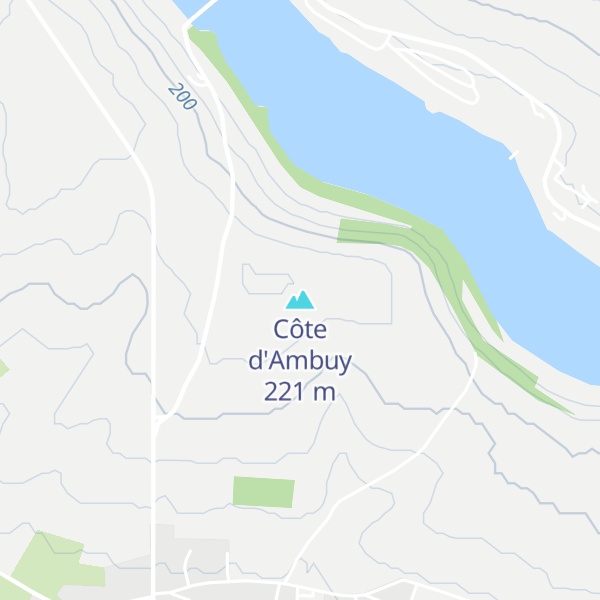 Map of Côte d'Ambuy
