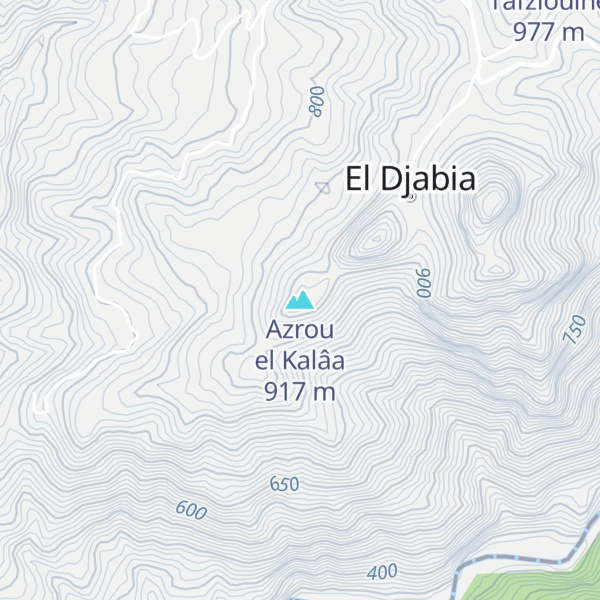 Map of Azrou el Kalâa