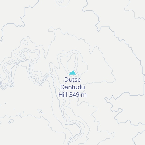 Map of Dutse Dantudu Hill