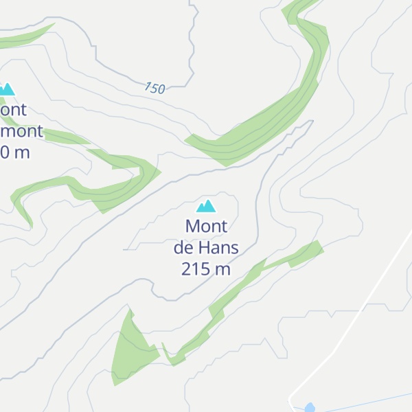 Map of Mont de Hans