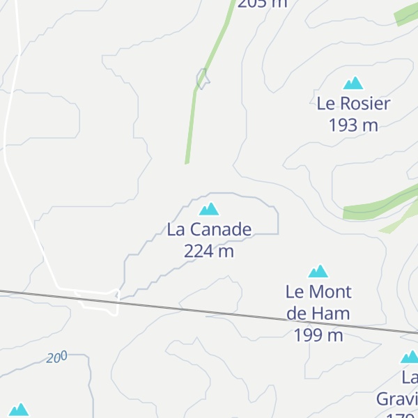 Map of La Canade