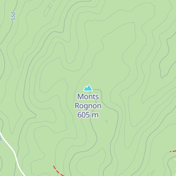 Map of Monts Rognon