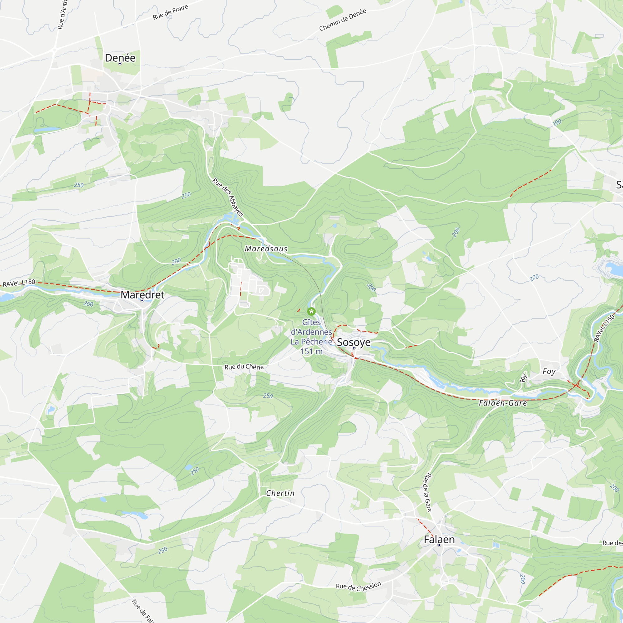 Gîtes d'Ardennes La Pêcherie map