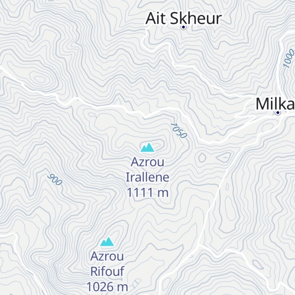 Map of Azrou Irallene