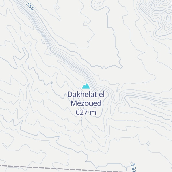 Map of Dakhelat el Mezoued