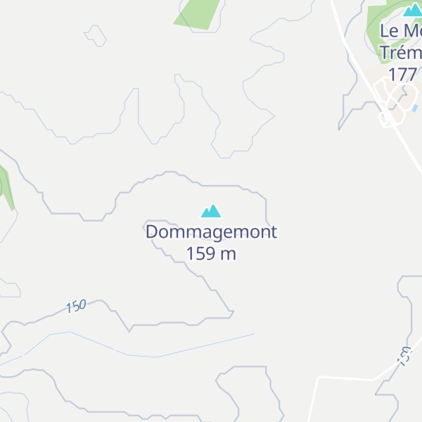 Map of Dommagemont
