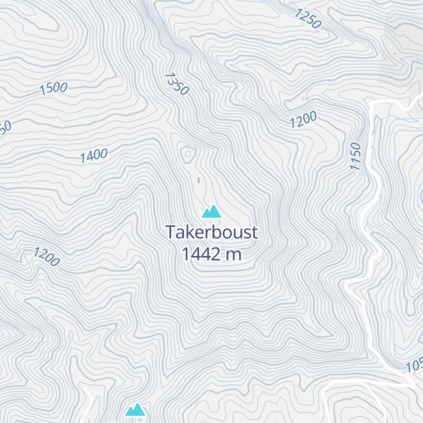 Map of Takerboust