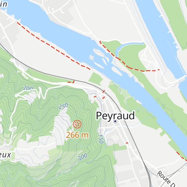 Map of Château de Peyraud
