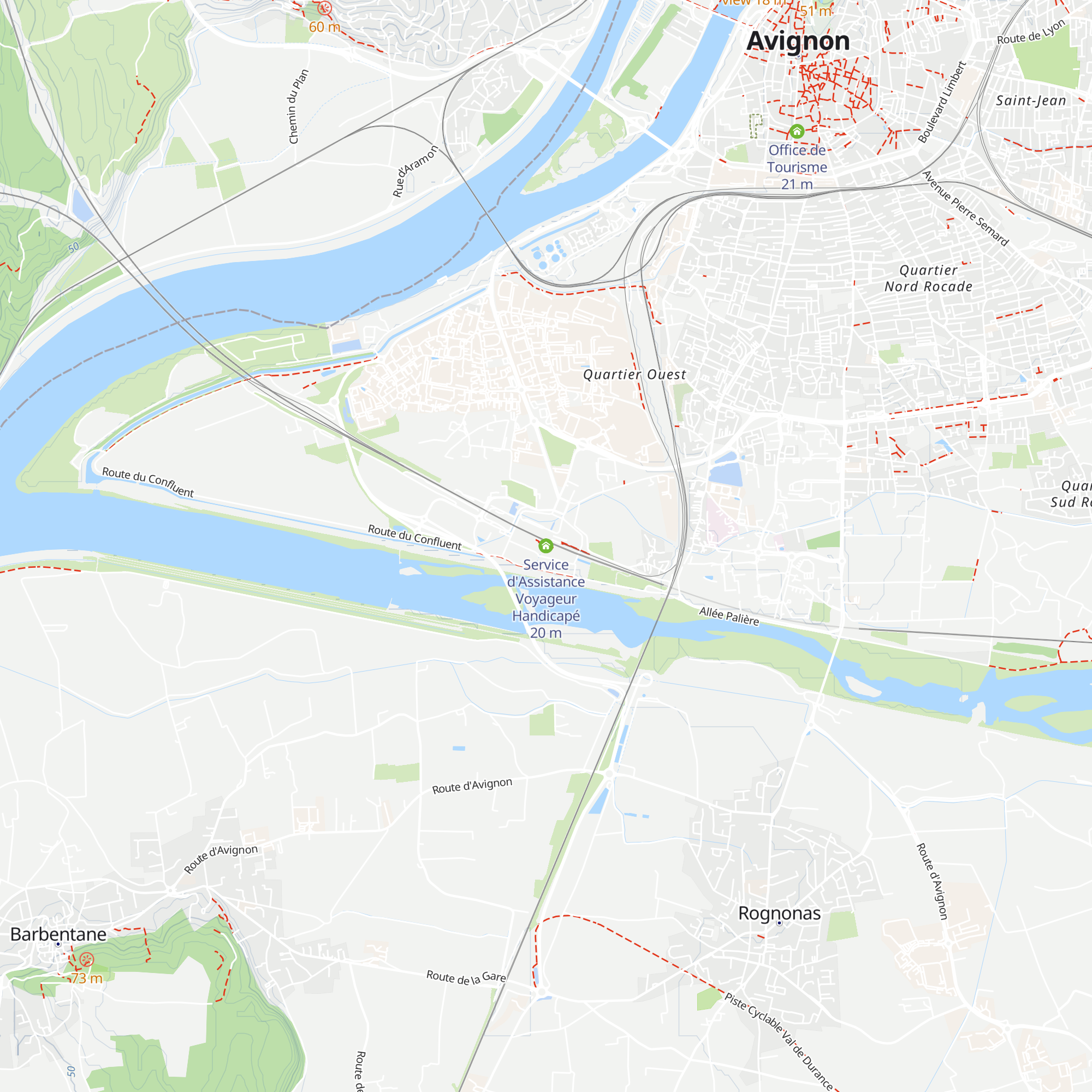 Service d'Assistance Voyageur Handicapé map