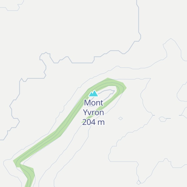 Map of Mont Yvron